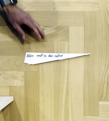 Zettel 001: Kein müll in der natur