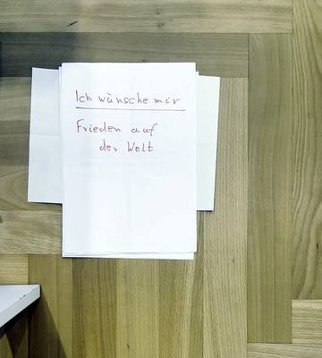 Zettel 007: Ich wünsche mir Frieden auf der Welt