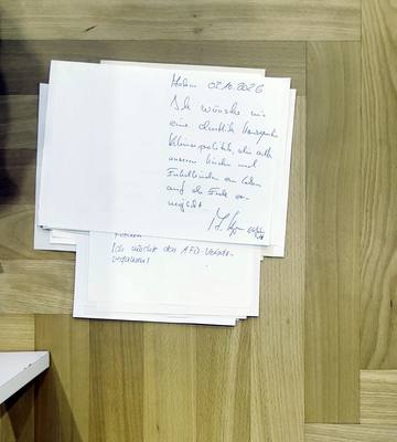 Zettel 021: Aachen 03.10.2026 Ich wünsche mir eine ehrliche konsequente Klimapolitik, die allen …